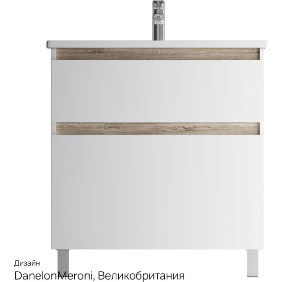 Тумба напольная с раковиной Am.Pm X-Joy 80 см M85AFSX0802WG, белый глянцевый - фото 11