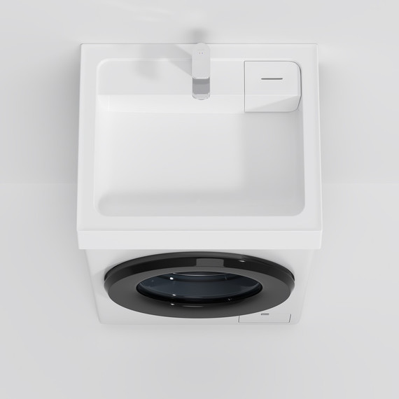 Раковина над стиральной машиной Am.Pm X-Joy 60 см M85AWCC0602WG - фото 5