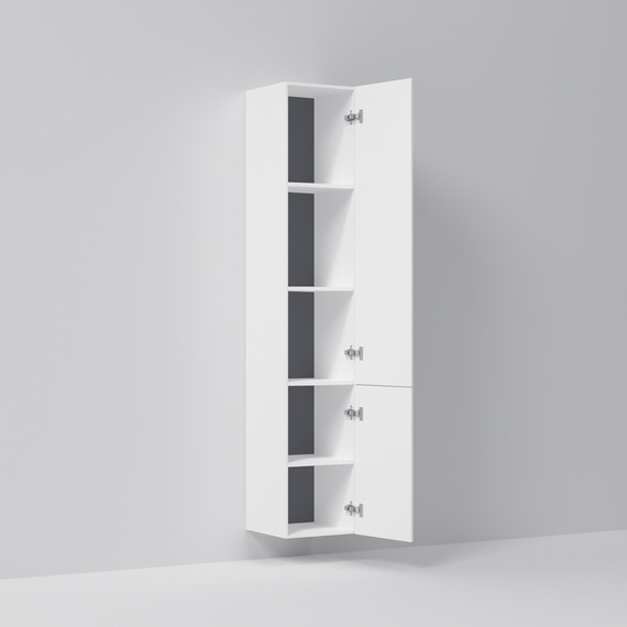 Пенал подвесной Am.Pm Gem 30 см R M90CHR0306WG, белый глянцевый - фото, картинка 5 Пенал подвесной Am.Pm Gem 30 см R M90CHR0306WG, белый глянцевый - фото 5