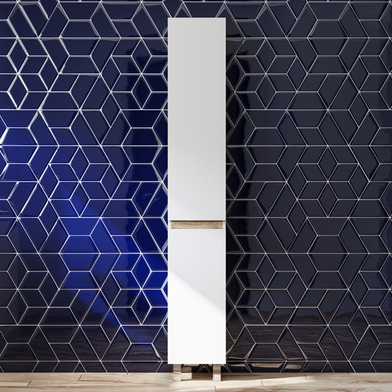 Пенал напольный Am.Pm X-Joy 30 см M85ACSR0306WG, белый глянцевый - фото, картинка 2 Пенал напольный Am.Pm X-Joy 30 см M85ACSR0306WG, белый глянцевый - фото 2