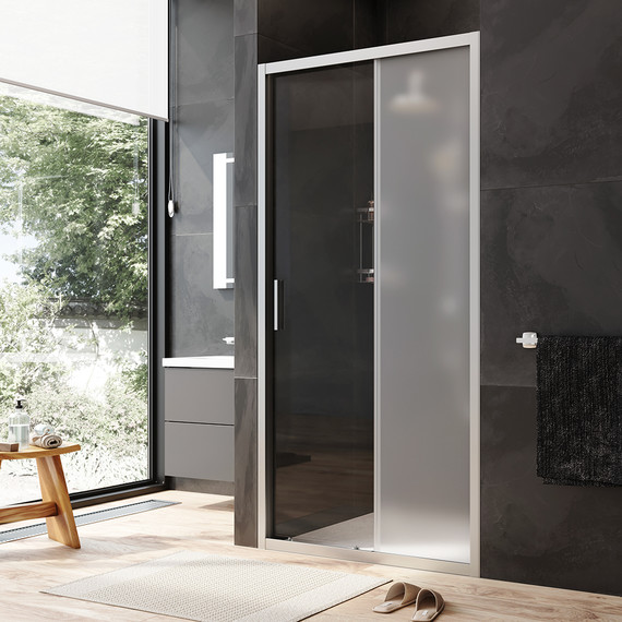 Дверь душевая Am.Pm Gem Solo 100х195 см W90G-100-1-195MM, хром/матовое - фото 2