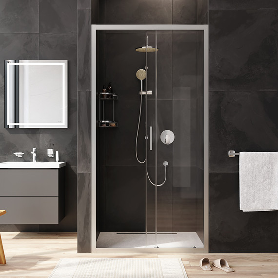 Дверь душевая Am.Pm Gem Solo 100х195 см W90G-100-1-195MT, хром/прозрачное - фото 4