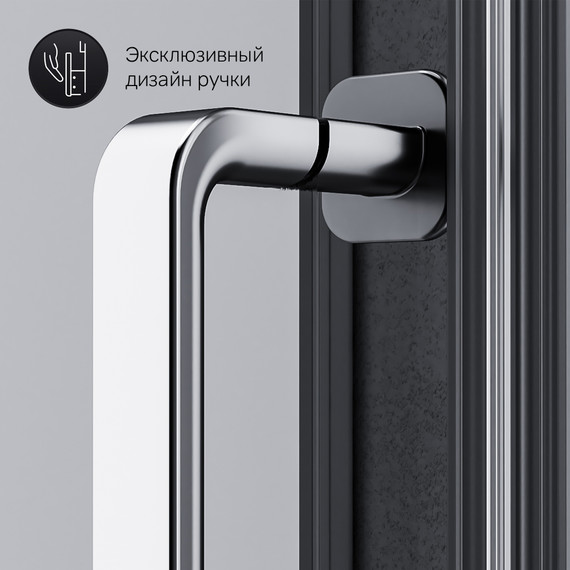 Душевое ограждение Am.Pm Like 90x90 см W83G-315-090CG64, хром/тонированное - фото 9