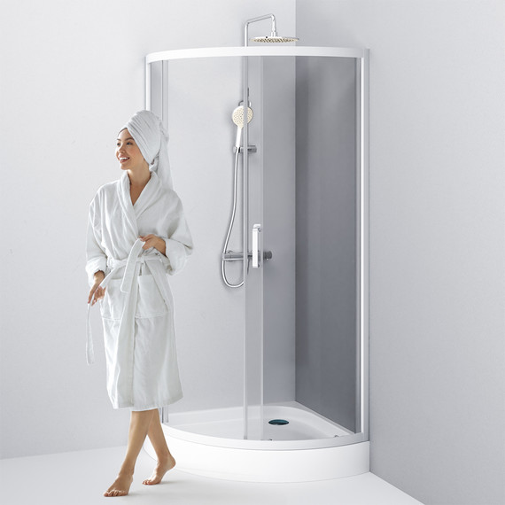 Душевое ограждение Am.Pm Like 90x90 см W83G-315-090CG64, хром/тонированное - фото 6