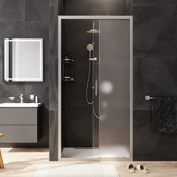 Дверь душевая Am.Pm Gem Solo 100х195 см W90G-100-1-195MM, хром/матовое - фото 4