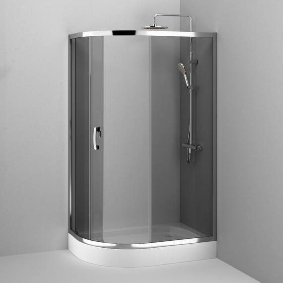 Душевое ограждение Am.Pm Like 120x80 см W83G-302U120CG, хром/тонированное - фото 5