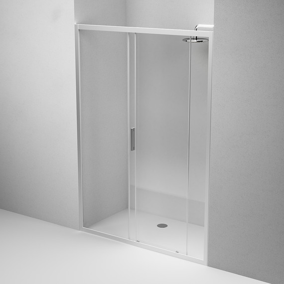 Дверь душевая Am.Pm Gem Solo 140х195 см W90G-140-1-195MT, хром/прозрачное - фото 6