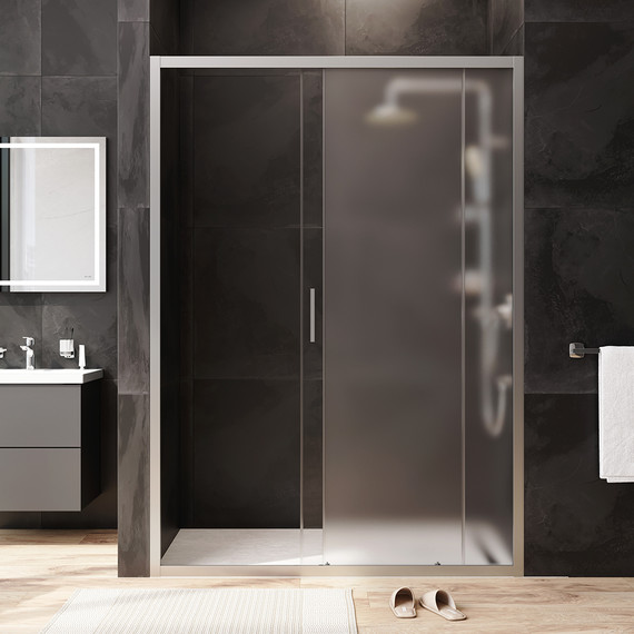 Дверь душевая Am.Pm Gem Solo 140 см W90G-140-1-195MM, хром/матовое - фото 4
