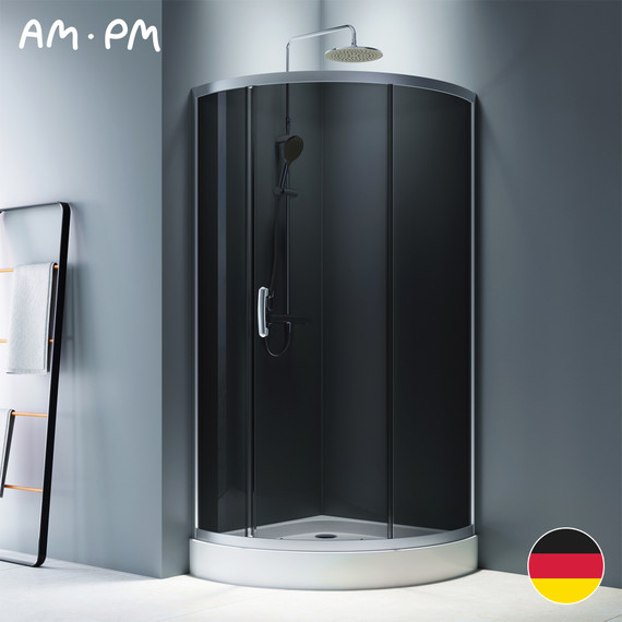 Душевое ограждение Am.Pm Like 90x90 см W83G-315-090CG64, хром/тонированное - фото 13