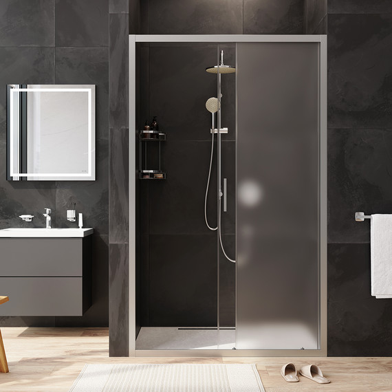 Дверь душевая Am.Pm Gem Solo 120х195 см W90G-120-1-195MM, хром/матовое - фото 4