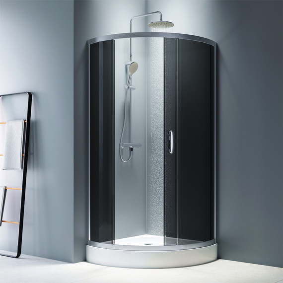 Душевое ограждение Am.Pm Like 90x90 см W83G-315-090CG64, хром/тонированное - фото 3