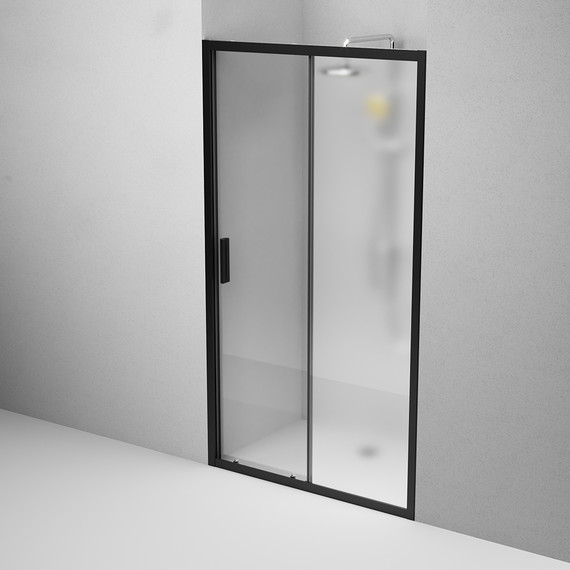 Дверь душевая Am.Pm Gem Solo 110 см W90G-110-1-195BM чёрный/матовое - фото 5