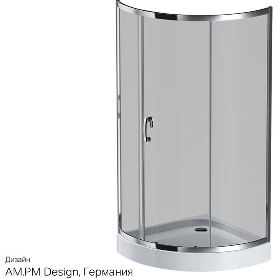 Душевое ограждение Am.Pm Like 90x90 см W83G-315-090CG64, хром/тонированное - фото 11