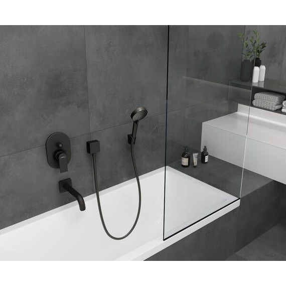 Ручной душ Hansgrohe Vernis Blend 26340670, черный матовый - фото 5