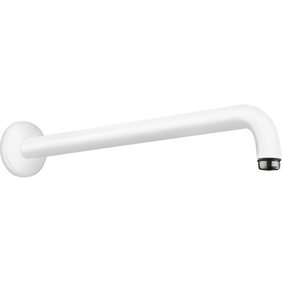 Кронштейн стеновой для верхнего душа Hansgrohe 389 мм 27413700, белый матовый - фото 