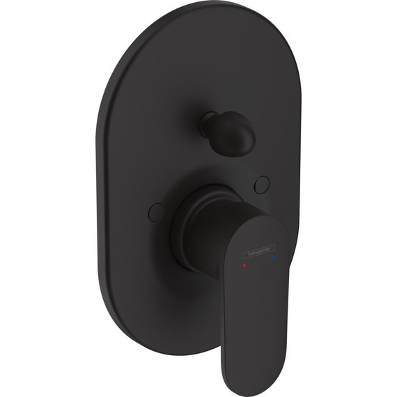 Смеситель для ванны Hansgrohe Vernis Blend 71449670, черный матовый - фото 