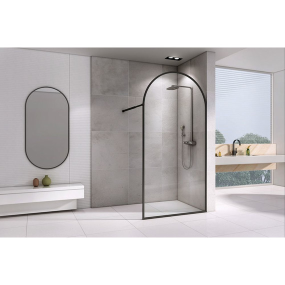 Зеркало Abber Immer Offen 60 см AG6401B, черный - фото 2