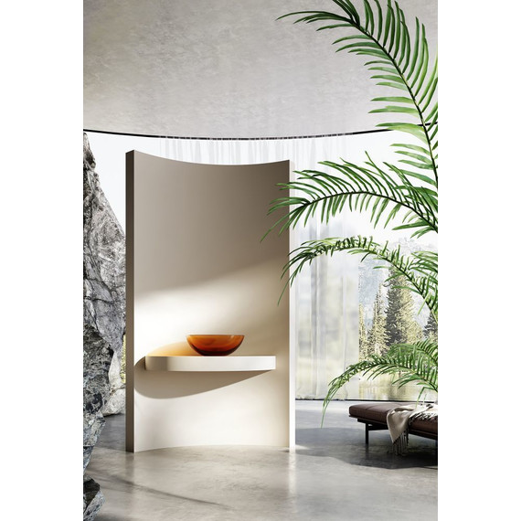 Раковина-чаша прозрачная Abber Kristall 43 см AT2806Opal, красный - фото, картинка 3 Раковина-чаша прозрачная Abber Kristall 43 см AT2806Opal, красный - фото 3