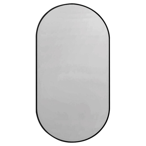 Зеркало Abber Immer Offen 60 см AG6401B, черный - фото 