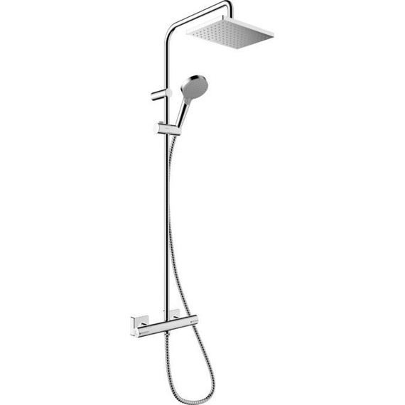 Душевая стойка с термостатом Hansgrohe Vernis Shape Showerpipe 230 1jet Green 26319000 - фото 