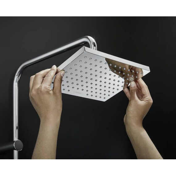 Душевая стойка с термостатом Hansgrohe Vernis Shape Showerpipe 230 1jet Green 26319000 - фото 6