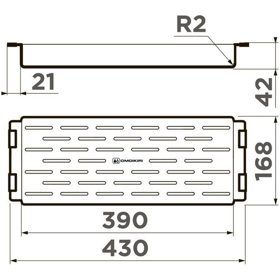 Коландер для кухонной мойки Omoikiri CO-06 IN 4999050 - фото 2