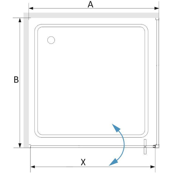 Душевое ограждение RGW SV-43-1 80x100 см 063243180-011, хром/прозрачное - фото 7