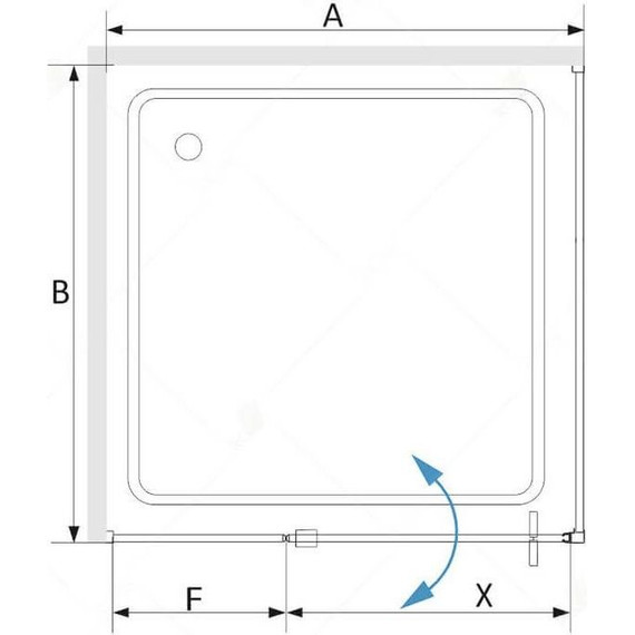 Душевое ограждение RGW SV-44-1B 120x100 см 063244120-014, чёрный/прозрачное - фото 3