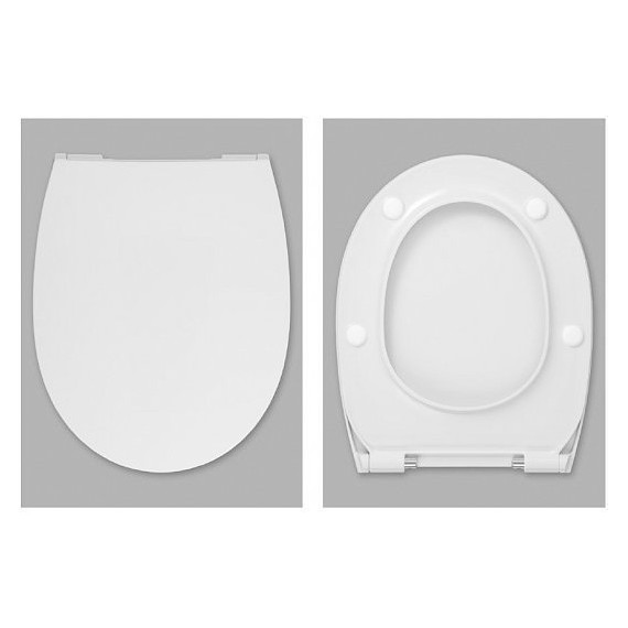 Сиденье с крышкой для унитаза Roca Victoria Nord Slim микролифт ZRU9302919 - фото 2