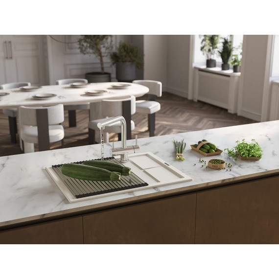 Кухонная мойка Omoikiri Sumi 65A WH 4993861, белый, Цвет производителя: белый - фото 2