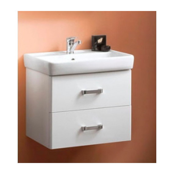 Тумба подвесная с раковиной Акватон Америна 60 см 1A1354K1AM010, белый - фото, картинка 7 Тумба подвесная с раковиной Акватон Америна 60 см 1A1354K1AM010, белый - фото 7