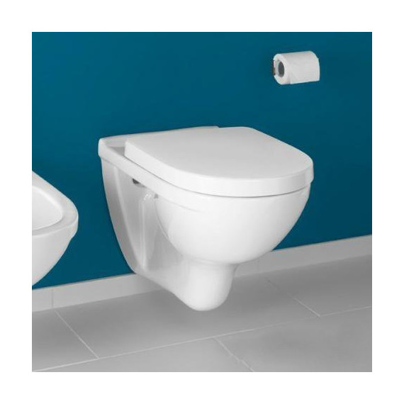 Унитаз подвесной Villeroy&Boch O.Novo Rimless 5660HR01 с крышкой микролифт - фото 5