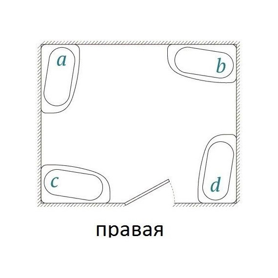 Гидробокс Loranto CS-007-2R 135х85 см, хром/тонированное - фото 2