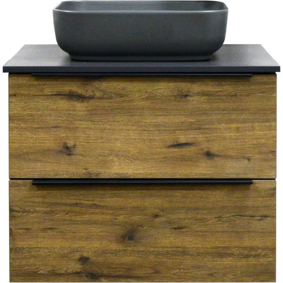 Тумба подвесная со столешницей Azario Gris 90/2 см CS00080430, дуб веллингтон - фото, картинка 3 Тумба подвесная со столешницей Azario Gris 90/2 см CS00080430, дуб веллингтон - фото 3