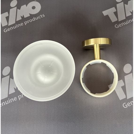 Мыльница Timo Saona 13021/17, цвет золото матовое - фото 2