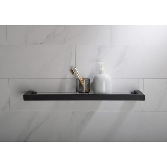 Стеклянная полка Timo Selene 14072/03, цвет чёрный - фото 4