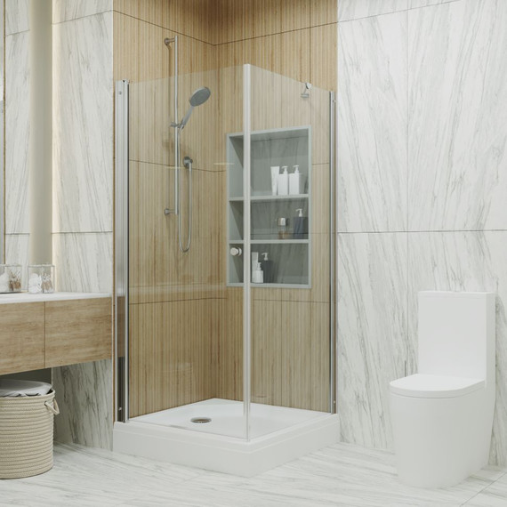 Душевое ограждение Triton Форта 90x90 см, хром/прозрачное - фото 2