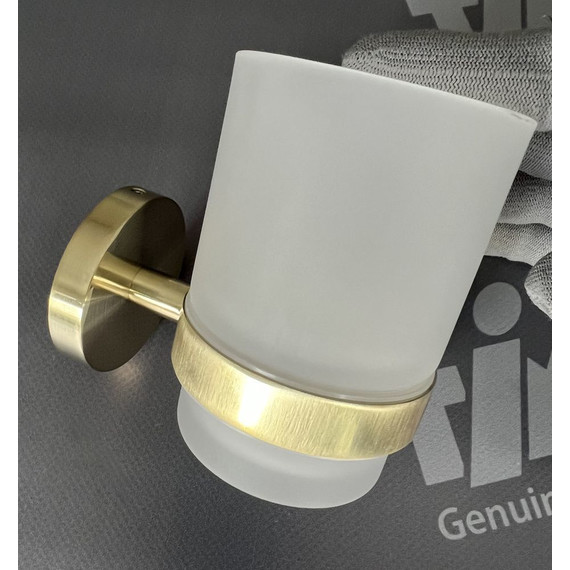 Стакан для зубных щеток Timo Saona 13031/17, золото матовое - фото 4