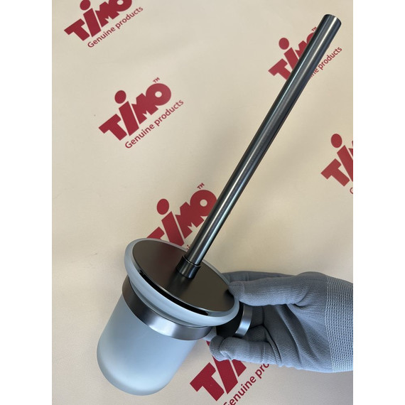 Ёршик для унитаза Timo Saona 13061/18, цвет чёрное золото - фото 6