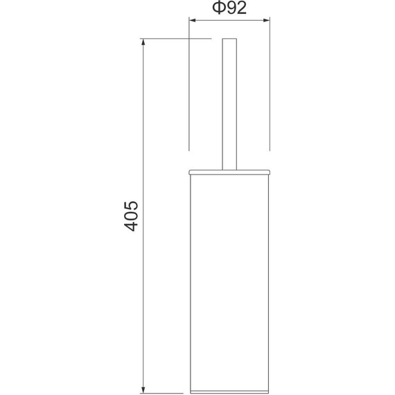 Ёршик для унитаза Timo Saona 13161/03, цвет чёрный - фото 6