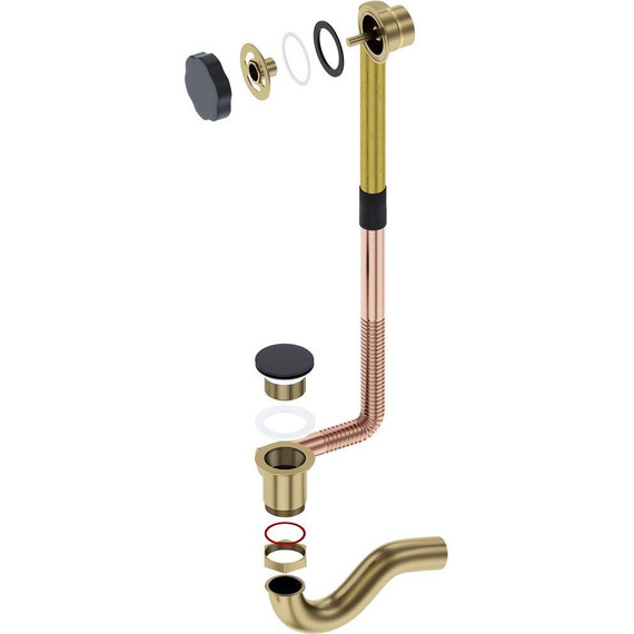 Сифон для ванны Timo 8004/03, чёрный - фото 2