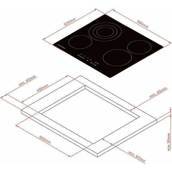 Электрическая варочная поверхность Kuppersberg ECS 630 - фото 7