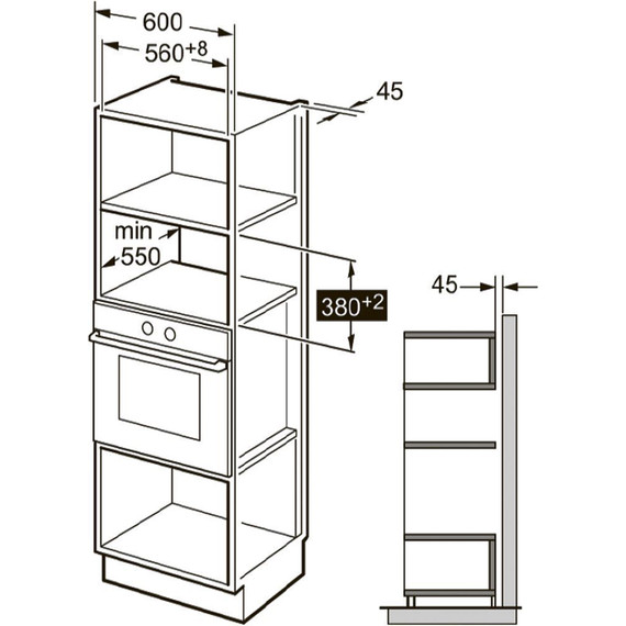 Встраиваемая микроволновая печь Kuppersberg HMW 650 BL - фото 8