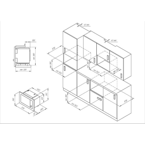 Встраиваемая микроволновая печь Kuppersberg HMW 655 X - фото 6