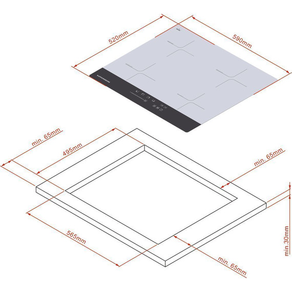 Индукционная варочная поверхность Kuppersberg ICD 601 - фото 2