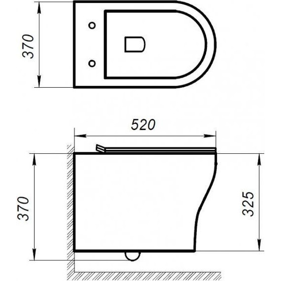 Инсталляция с подвесным безободковым унитазом BelBagno Acqua BB340CHR/BB2020SC/BB002-80/BB005-PR-CHROME (кнопка смыва Prospero, хром) - фото 7