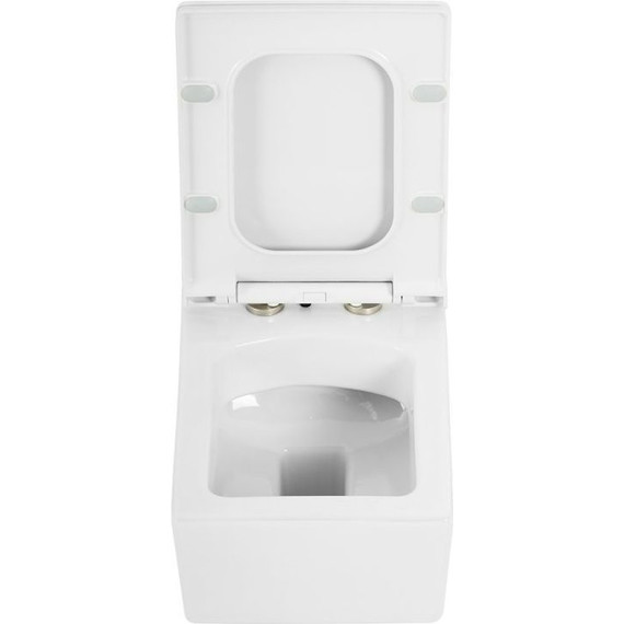 Инсталляция BelBagno BB002-80 с подвесным безободковым унитазом Cezares Cadro CZR-4823-CHR/CZR4823SC/BB002-80/BB010-MR-CHROME (кнопка смыва Marmi, хром глянец) - фото 4
