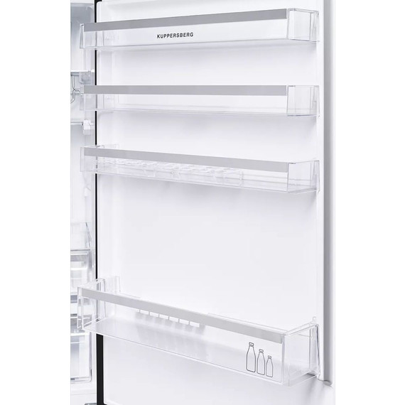 Двухкамерный холодильник Kuppersberg NRV 192 BG (чёрное стекло) - фото 11