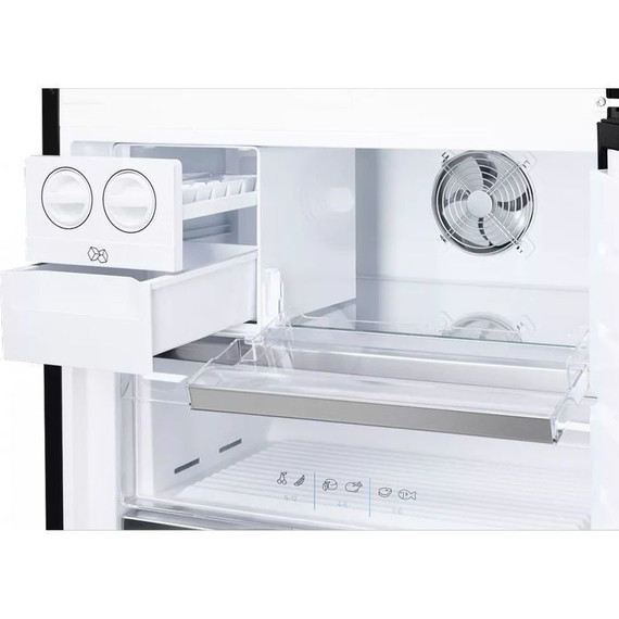 Двухкамерный холодильник Kuppersberg NRV 192 BG (чёрное стекло) - фото 12