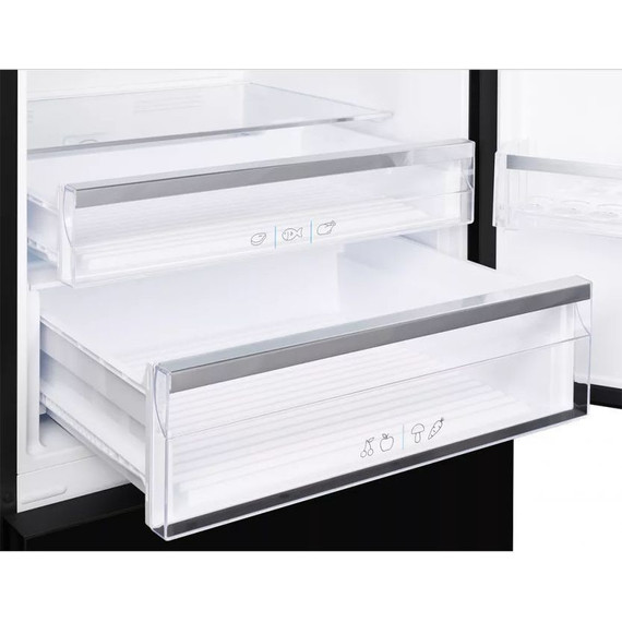 Двухкамерный холодильник Kuppersberg NRV 192 BG (чёрное стекло) - фото 7